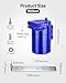 EVIL ENERGY Oil Catch Can, 300ML Universal Baffled Catch Can Kit with 5FT 3/8 Inch Hose, Aluminum Air Oil Separator Upgraded Internal Filter
