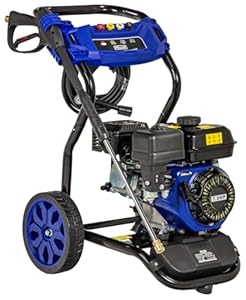 POLLOR 7HP Petrol Pressure Washer 3950 PSI High Power Jet Wash + 5 Nozzles, Built-in Detergent Tank