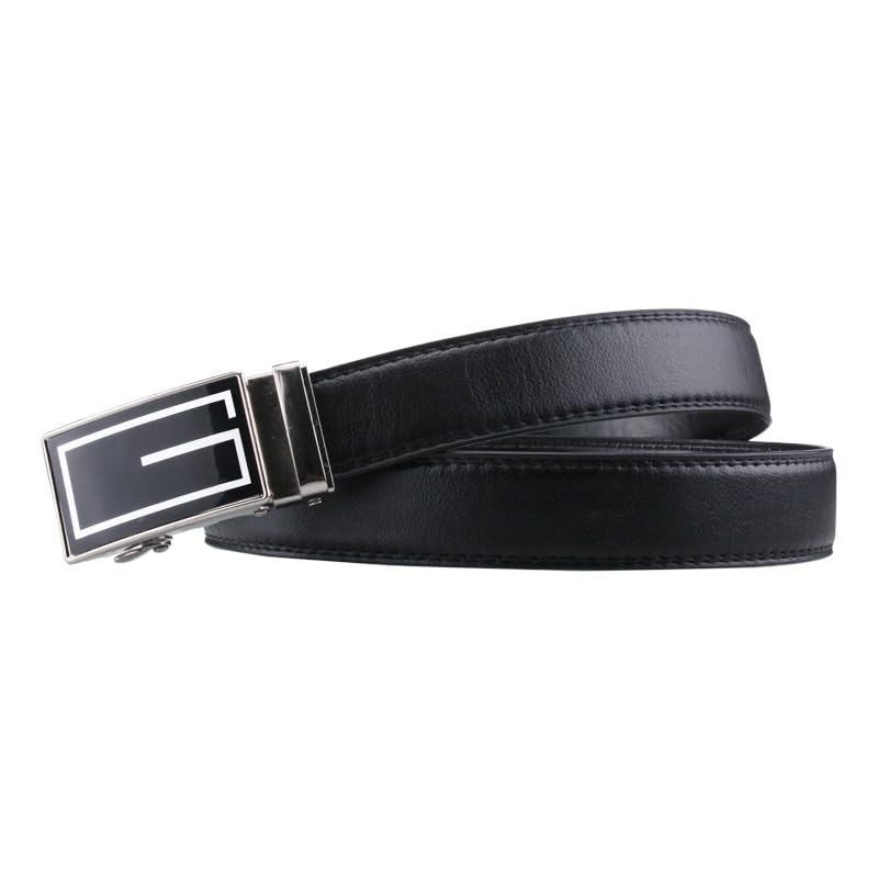 JSEIAJB Automatic Buckle Belt For Men's Versatile Waist Belt Middle-aged And Young Pants Belt2