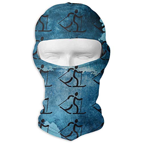 NLVEE7T Cross-Country Skiing Grey Balaclava Ski Masks for Outdoor Sports Full Face Mask