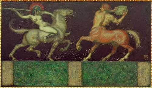 Tableau toile affiches d'art Centaure de Von Stuck SERENDIPITP