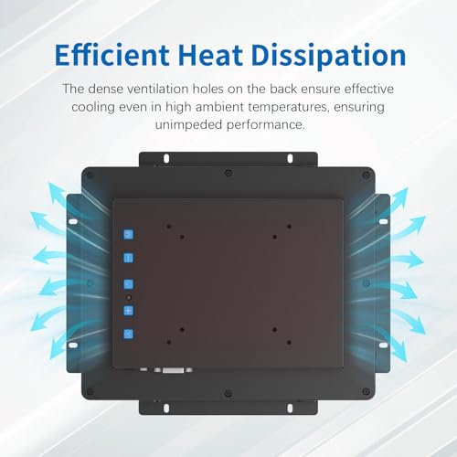 Image of 9.7 Inch Open Frame Touch Monitor, PCAP 10-Point Touch Industrial Touchscreen Monitor, with HDMI /VGA /DVI Interface, Active Matrix TFT LCD,LED Backlight, with VESA Mount