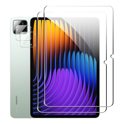 Rojeuinn [4 Pack Protector de Pantalla para Xiaomi Pad 7/7 Pro 11.2'',[2 Pack] Cristal Vidrio...