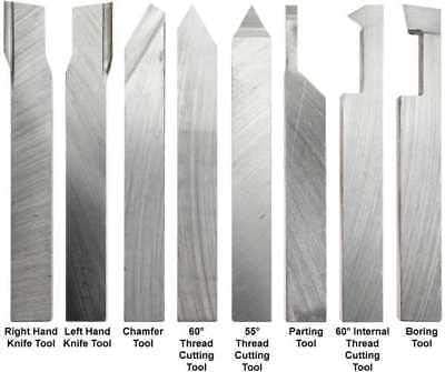 Factory HSS Lathe Turning Tool set of 8Pcs HSS 6mm