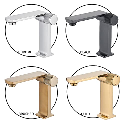 Mitigeur laiton lavabo eau chaude froide avec commande monocommande fluide