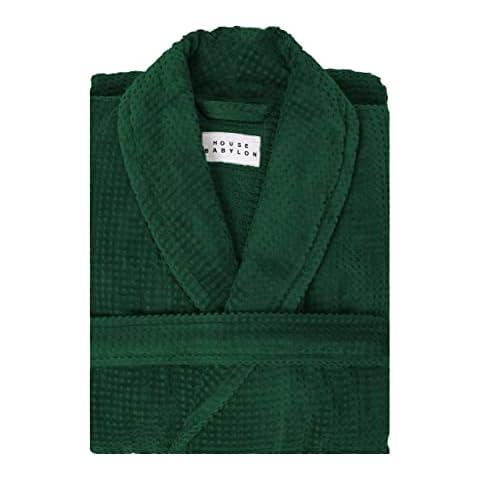 House Babylon Unisex Bathrobe | Velour Dressing Gown 450 GSM long cotton fibres Oeko-Tex Certified Bathrobes For Men And Women Perfect for Shower, Hotel, Pool, SPA and Gym Cover