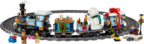 Image of LEGO Icons 10361 Holiday Express Train - 956 Pieces Festive Collectible Set for Adults (18+)