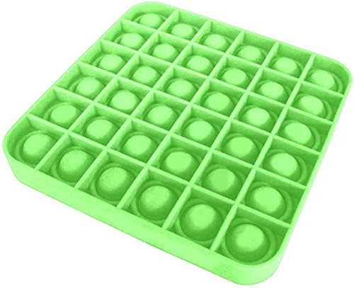 Push Pop Pop Bubble Sensory Fidget Toy Autism Special Needs Stress Reliever, Squeeze Sensory Toy, Relieve Stress, Help Restore Emotions (Green)