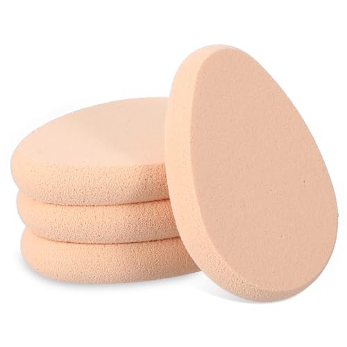 Nogeqi 4 Pcs Flat Makeup Sponges for Foundation, Foundation Spong...
