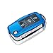 QBUC for VW Volkswagen Key Fob Cover, Soft TPU Full Protection Key Holder Key Case Car Key Protector for Volkswagen for VW Accessories LaVida Sagitar Jetta Polo Santana Skoda Passat Golf etc(Blue)
