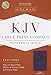 KJV Large Print Compact Reference Bible, Purple LeatherTouch