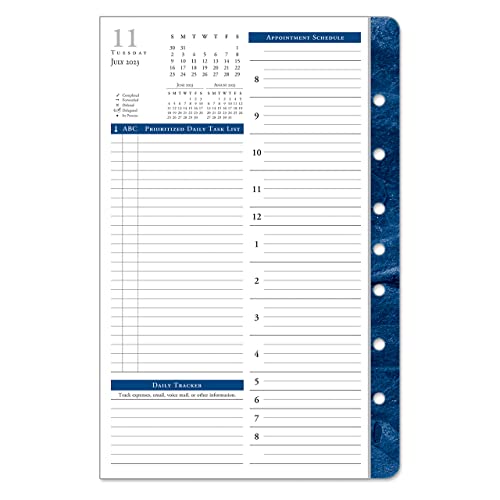 Franklincovey - Monticello Two Page Per Day Ring-Bound Planner (Classic, Jul 2023 - Jun 2024) #TOP2