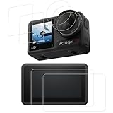 KPNS 【2枚セット】日本素材製 強化 ガラス DJI Osmo Action 4 ガラス フィルム DJI Osmo Action 4 保護 フィルム