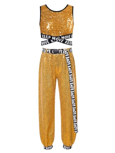 Survêtement de sport fille hip hop et pantalon cargo pour danse jazz