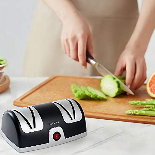 Secura Electric Knife Sharpener, 2-Stage Kitchen Knives Sharpening System Quickly Sharpening #TOP6
