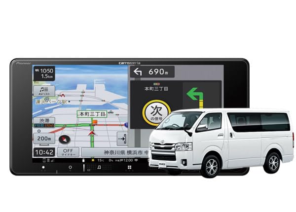 Amazon.co.jp: 7V型200mm楽ナビAVIC-RW721+ハイエース(200系H25