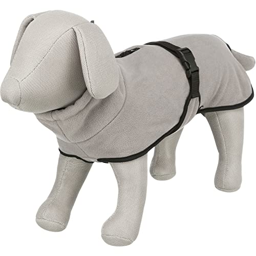 TRIXIE Mäntel und Schichten - Fleecejacke Grenoble M, 45 cm, grau