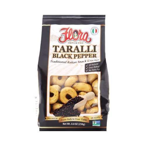 Flora Imported Taralli (Black Pepper)