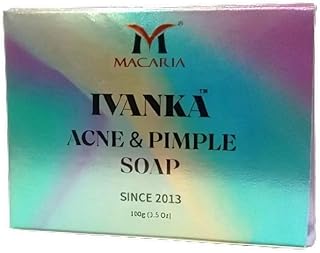 MACARIA Jabón para acné Ivanka para cara, 3.5...