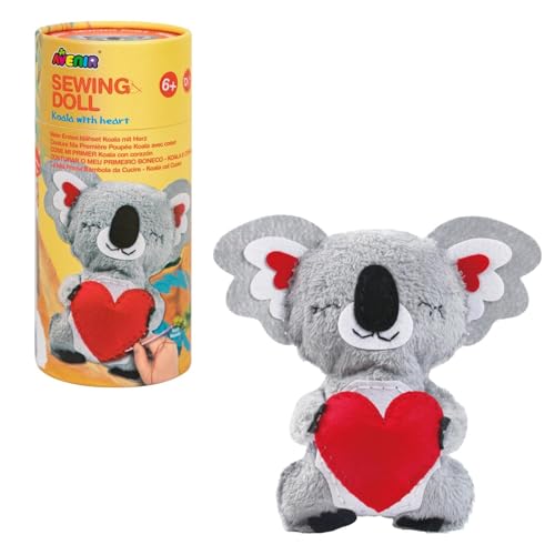 Avenir My First Sewing Kit for Kids Ages 6-12 | Learn to Sew DIY Stuffed Animals with Child-Safe Tools & Soft Plush | Educational Gift for Boys and Girls