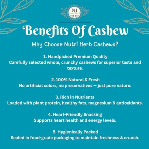 Image of Cashew Nuts (Kaju) (500gram)| Premium Whole Cashews | Creamy, Crunchy & Nutrient-Rich | Healthy Dry Fruit Snack for Daily Use