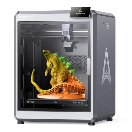 Stampante 3D Creality K2 Plus, compatibile con stampa multicolore, che richiede CFS, velocità massima 600 mm/s, sistema servomotore a 350 °C, estrusore a trasmissione diretta