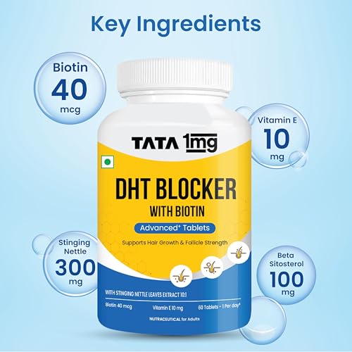 Tata 1mg DHT Blocker with Biotin Advanced Tablet
