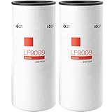 Oil Filter LF9009, Compatible with Cummins 3401544, Fleetgaurd TECXLF7000, XLF7000, JD AT193242 and