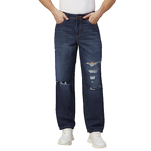 Image of HIGH Star Men's Regular Fit Mid Rise Jeans