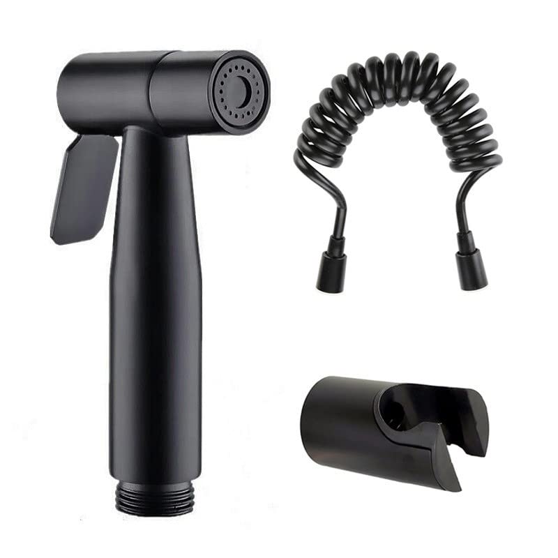 ZIBUYU® Jet Spray for Toilet, Handheld Toilet Jet Spray Stainless Steel Easy Grip, Leak Proof, Bathroom Shower Head with Hose Bidet Toilet Sprayer Faucet Toilet Bidet - Black (B09ZTV718T) Amazon Price History, Amazon Price Tracker