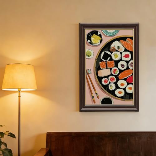 Impression toile cuisine japonaise déco murale chambre 61x91