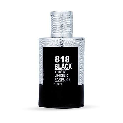 Image of HP 818 Black Premium EDP for Men - All Day Confidence Booster | Oriental Fougere with Vetiver & Cardamom | Long Lasting 8-10 Hours | Perfect for Office, Dates & Evening Events | 100m