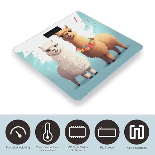 Balanza de Baño Digital Precisa Llama Alpaca 400 lb miniatura 3
