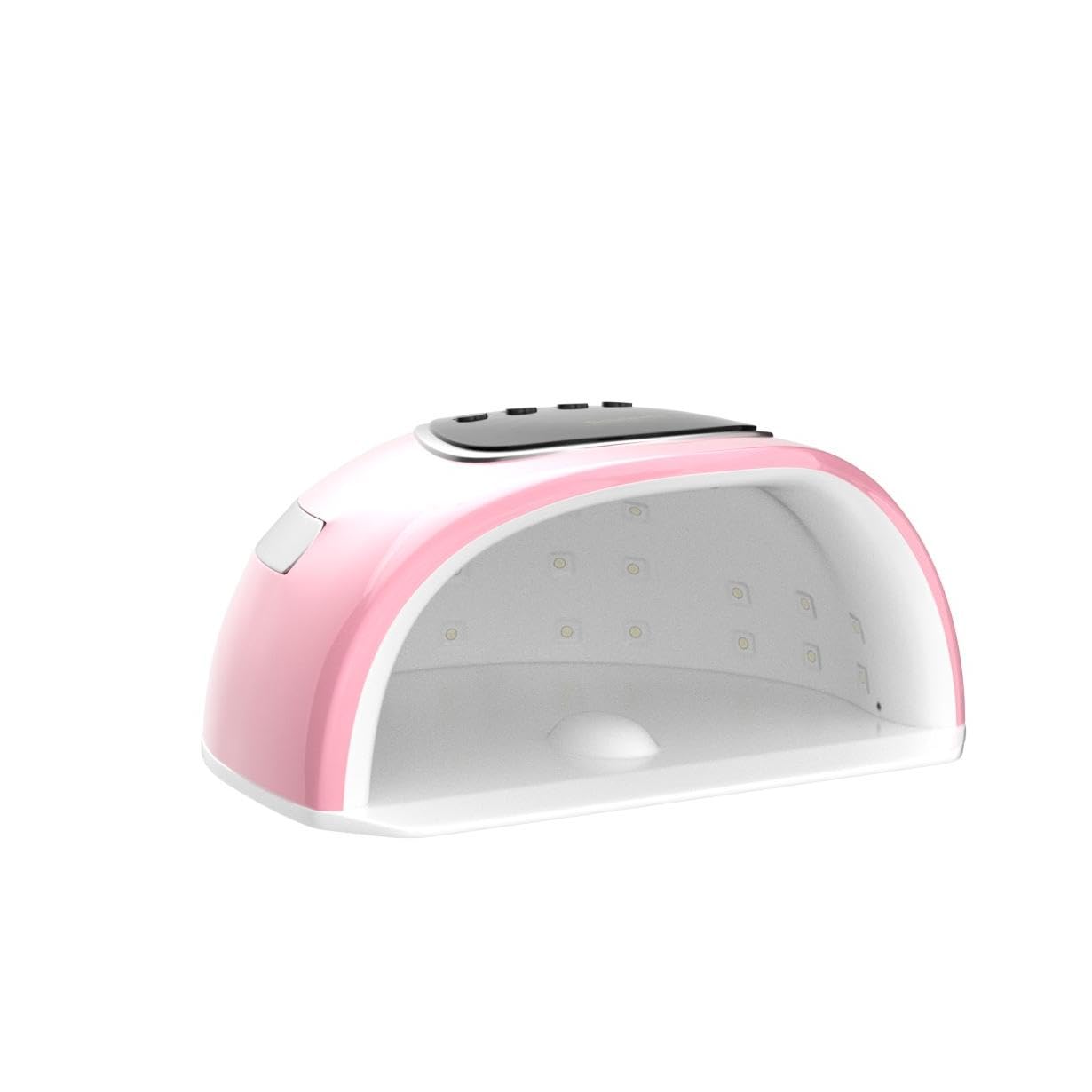 180W Lámpara Secadora LED UV Uñas 48 Rápido Curado de Esmalte de Gel con 4 Temporizador Profesional y Pantalla LCD Para Manicura/Pedicura en el Hogar, Acrilonitrilo butadieno estireno
