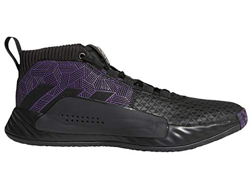 adidas Mens Dame 5 Damian Lillard/Marvels Black Panther Suede Basketball Shoes 9.5 M US