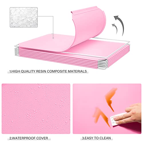 BRIAN & DANY Erweiterbares Kinderregal Kinder Kleiderschrank Stufenregal Bücherregal mit Türen & 2 Aufhängern, Tiefere Fächer als Normal (45 cm vs. 35 cm), 110 x 47 x 147 cm, Rosa