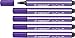 Produktbild Gefederter Dreikant-Filzstift - STABILO Trio Scribbi - 5er Pack - violett