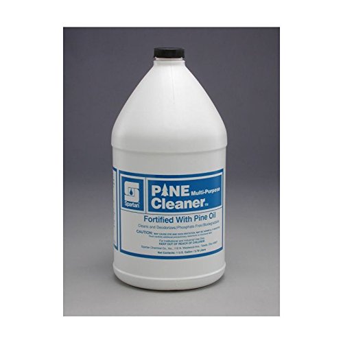 Spartan - Limpiador multiusos, pino, galón, caja de 4