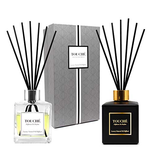 TOUCHE ORIGINALE Luxury Natural Essential Oil Reed Diffuser. Long Lasting Scented Fragrance
