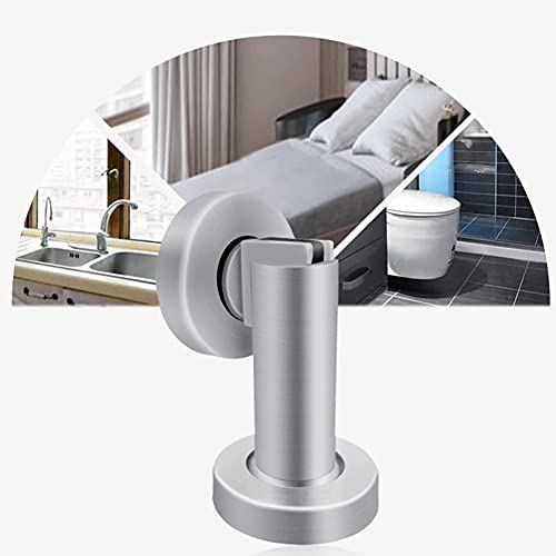 Butée de porte design en acier inoxydable à finition brossée - 6