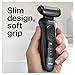 Braun Series 6 6075cc Electric Shaver with SmartCare Center and Precision Trimmer, Wet & Dry, Rechargeable, Cordless Foil Shaver, Black