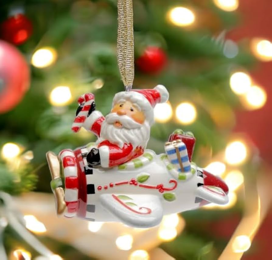 Amazon.co.jp: Cosmos Gifts 10648 Santa Flying Airplane Ornament Amazon.co.jp: Cosmos Gifts 10648 Santa Flying Airplane Ornament