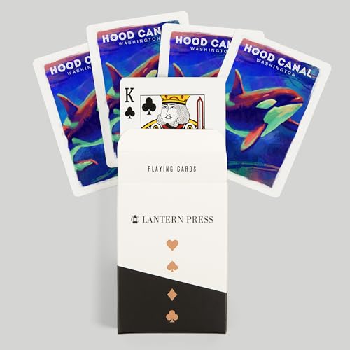 Baraja de Cartas Lantern Press Hood Canal Poker Size miniatura 6
