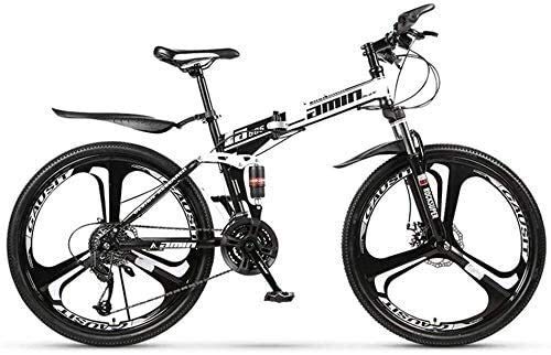Bicicleta MTB plegable de 27 pulgadas que elimina los baches gracias a su doble amortiguación