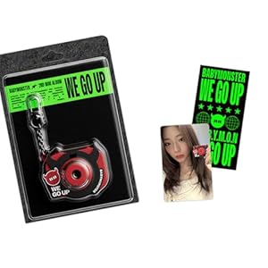 BABYMONSTER - 2nd MINI ALBUM [WE GO UP] (MINI BEAM KEYRING Ver.) Mini Beam Keyring + Selfie Photocards + Stickers + Gift