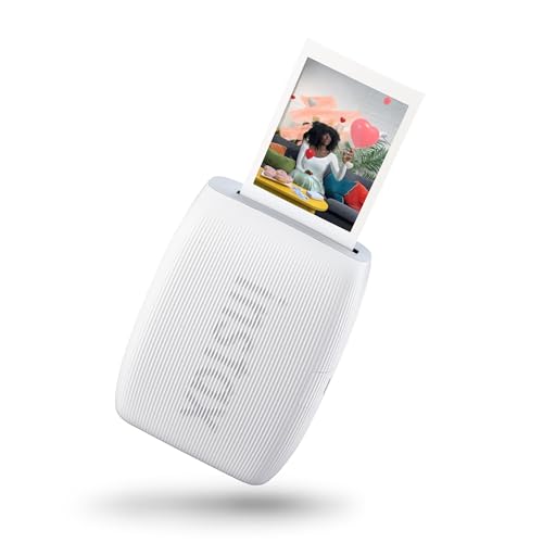 INSTAX mini film format Link 3 smartphone photo printer Bluetooth connection Exclusive photo editing App suitable for iOS/Android smartphones Clay White finish
