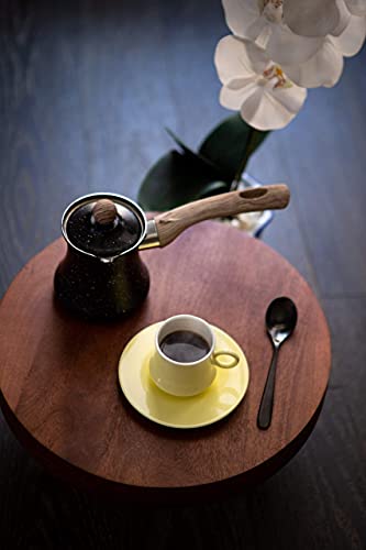 2 Oz Espresso Turkish Coffee Cups With Saucers – 12-Piece Multicolored Coffee Cup Set With Gift Box– Professional-Grade Porcelain Coffee Cups – Elegant And Modern Design Espresso Set #TOP3