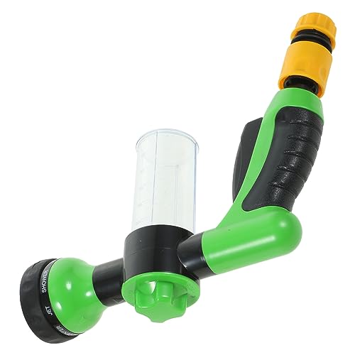 GRIRIW 1Set Dog Bathing Hose Nozzle Attachment Multifunctional Pet Shower Sprayer with Water Patterns Compatible with Various Hose Durable Material