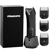 FAMILIFE Groin Hair Trimmer for Men, Electric Hair Clippers Professional Grooming Tool, Waterproo...