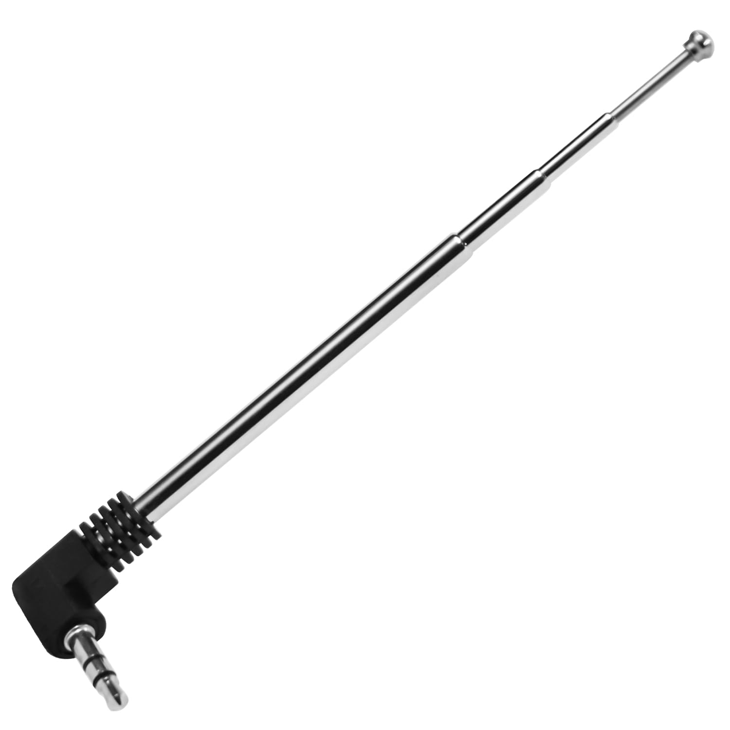 Teleskopowa antena FM ze złączem wtykowym 3,5 mm do telefonu komórkowego, wzmacniacz sygnału radiowego, odbiornik stereo, audio, odbiornik kina domowego, 3 szt